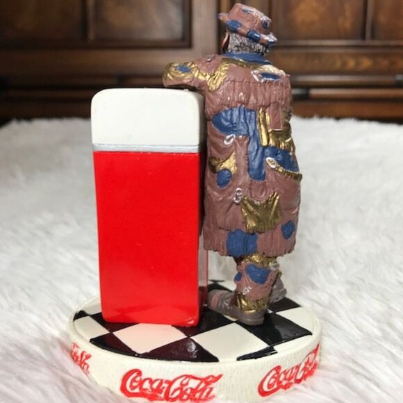 Vintage Coca-Cola Limited Edition Emmett Kelly The Pause That Refreshes Figurine - Picture 7 of 8